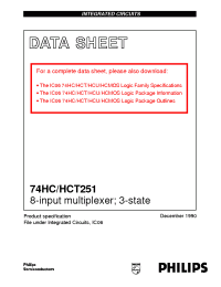 Datasheet  74HC/HCT251