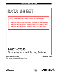 Datasheet  74HC/HCT253