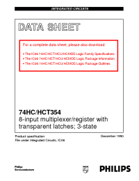 Datasheet  74HC/HCT354