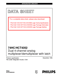 Datasheet  74HC/HCT4352