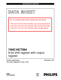 Datasheet  74HC/HCT594