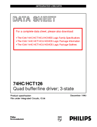 Datasheet  74HCT126
