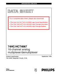 Datasheet  74HCT4067