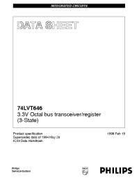 Datasheet  74LVT646