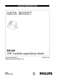 Datasheet  BB190