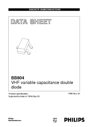 Datasheet  BB804