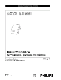 Datasheet  BC847W