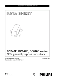 Datasheet  BC848F