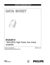 Datasheet  BGA2012