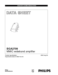 Datasheet  BGA2709