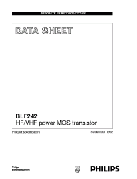 Datasheet  BLF242