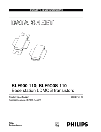 Datasheet  BLF900-110