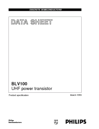 Datasheet  BLV100