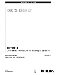 Datasheet  CBT16210