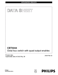 Datasheet  CBT3244DS