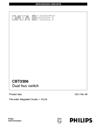 Datasheet  CBT3306