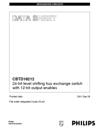Datasheet  CBTD16212