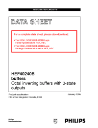 Datasheet  HEF40240B