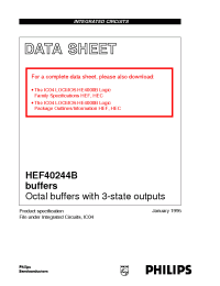 Datasheet  HEF40244B