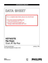 Datasheet  HEF4027B