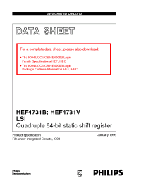 Datasheet  HEF4731V