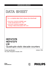 Datasheet  HEF4737B