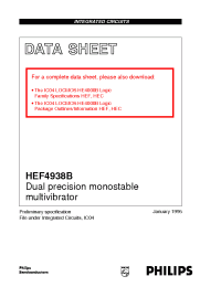Datasheet  HEF4938B