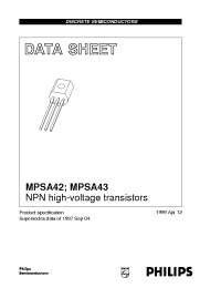 Datasheet  MPSA43
