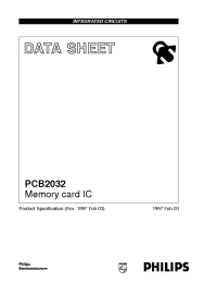 Datasheet  PCB2032