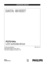 Datasheet  PCF2104x