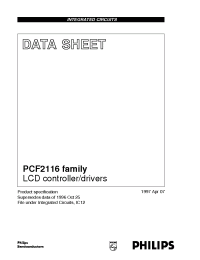 Datasheet  PCF2116