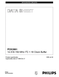 Datasheet  PCK2001