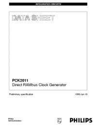 Datasheet  PCK2011