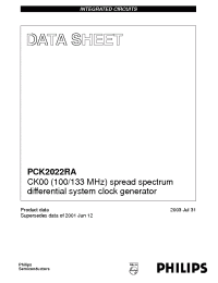 Datasheet  PCK2022RA