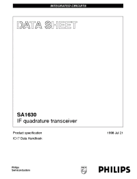 Datasheet  SA1630