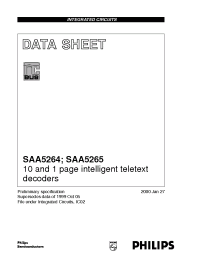 Datasheet  SAA5264
