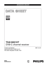 Datasheet  TDA10021HT