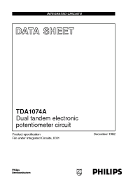 Datasheet  TDA1074