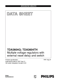 Datasheet  TDA3604Q