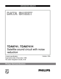 Datasheet  TDA8741