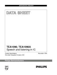 Datasheet  TEA1096