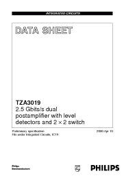 Datasheet  TZA3019