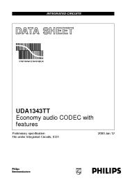 Datasheet  UDA1343TT