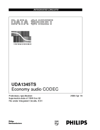 Datasheet  UDA1345TS