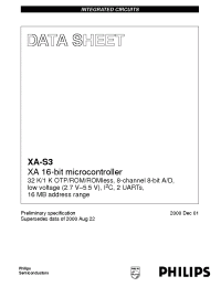 Datasheet  XA-S3