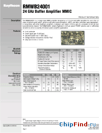 Datasheet  RMWB24001