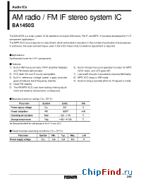Datasheet  BA1450S