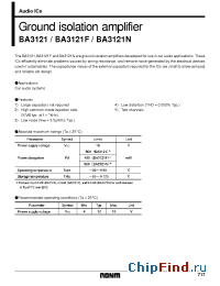 Datasheet  BA3121