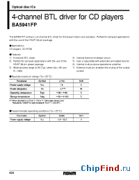 Datasheet  BA5941FP
