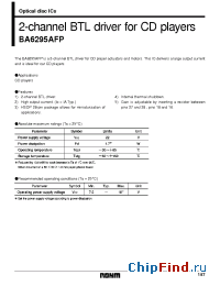 Datasheet  BA6295AFP